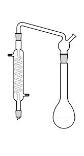 DISTILLATION APPARATUS, AMMONIA, WITH GRAHAM CONDENSER