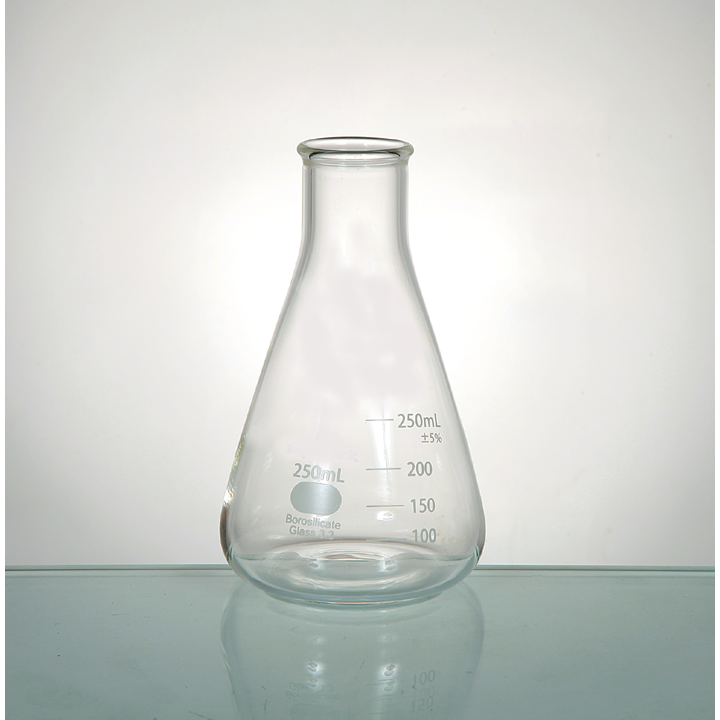 FLASK, ERLENMEYER, CONICAL, NARROW MOUTH